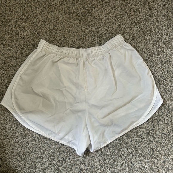 Women’s White Dri-FIT Nike Shorts - Picture 2 of 4